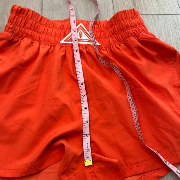 Free People Women’s Orange high Waist Short Sz XS - Picture 7 of 11